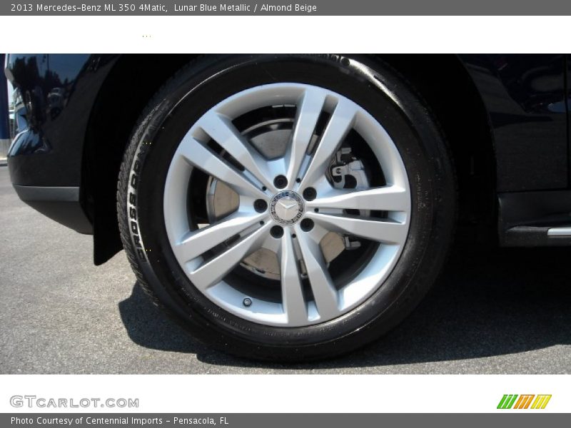 Lunar Blue Metallic / Almond Beige 2013 Mercedes-Benz ML 350 4Matic
