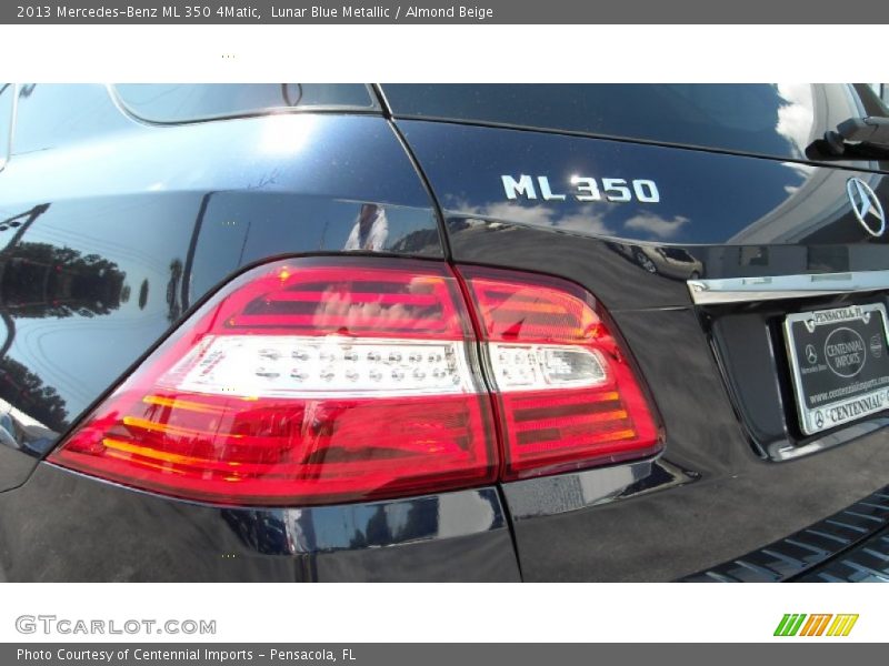Lunar Blue Metallic / Almond Beige 2013 Mercedes-Benz ML 350 4Matic