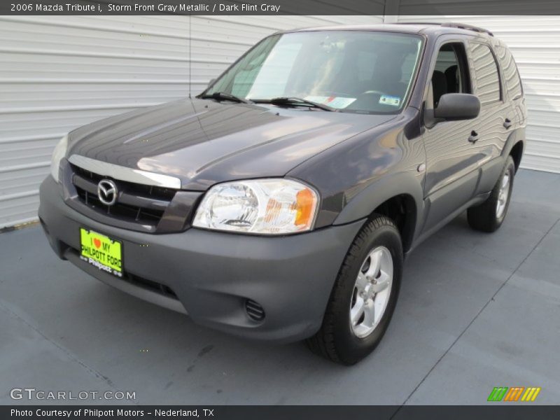 Storm Front Gray Metallic / Dark Flint Gray 2006 Mazda Tribute i