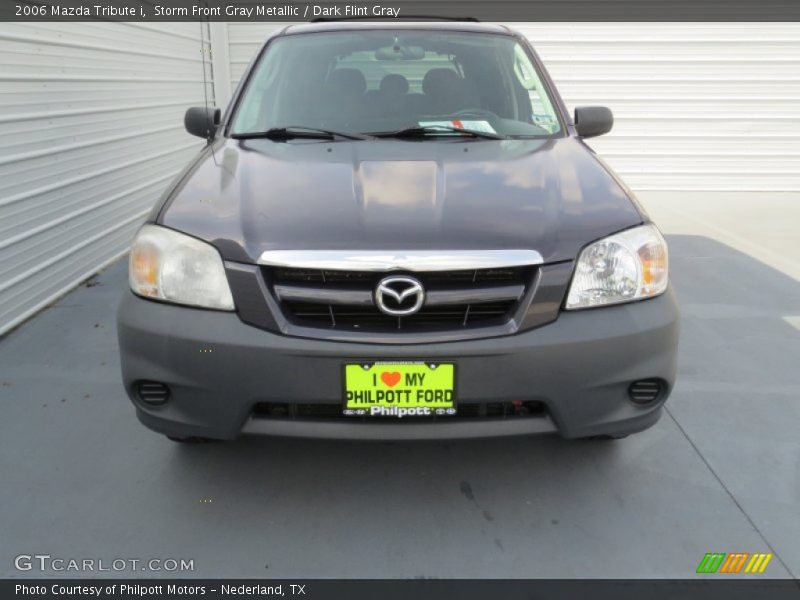 Storm Front Gray Metallic / Dark Flint Gray 2006 Mazda Tribute i
