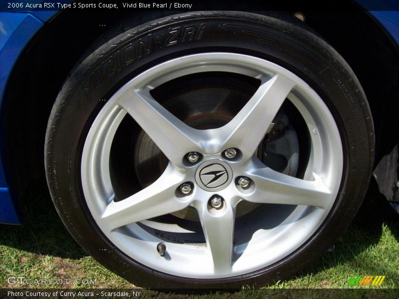 Vivid Blue Pearl / Ebony 2006 Acura RSX Type S Sports Coupe