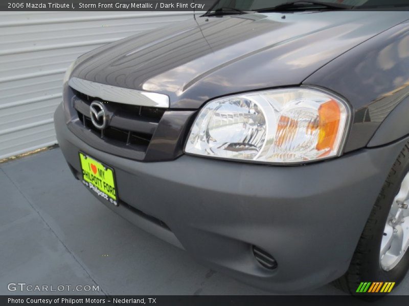 Storm Front Gray Metallic / Dark Flint Gray 2006 Mazda Tribute i