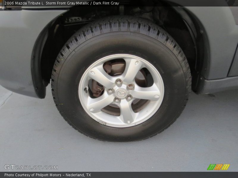 Storm Front Gray Metallic / Dark Flint Gray 2006 Mazda Tribute i