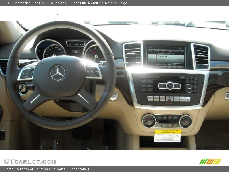 Lunar Blue Metallic / Almond Beige 2013 Mercedes-Benz ML 350 4Matic