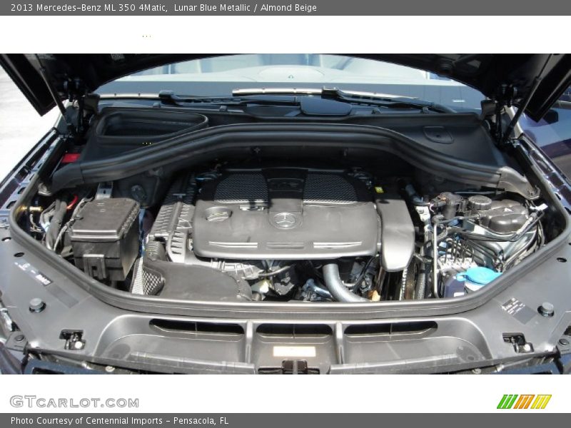 Lunar Blue Metallic / Almond Beige 2013 Mercedes-Benz ML 350 4Matic