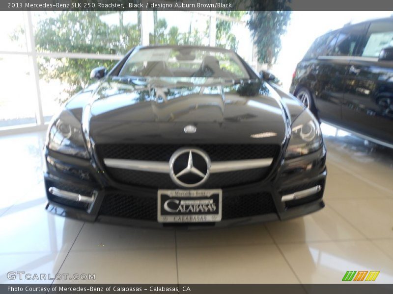Black / designo Auburn Brown/Black 2013 Mercedes-Benz SLK 250 Roadster