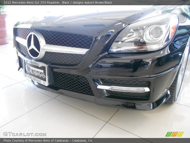 Black / designo Auburn Brown/Black 2013 Mercedes-Benz SLK 250 Roadster