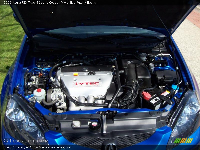 Vivid Blue Pearl / Ebony 2006 Acura RSX Type S Sports Coupe