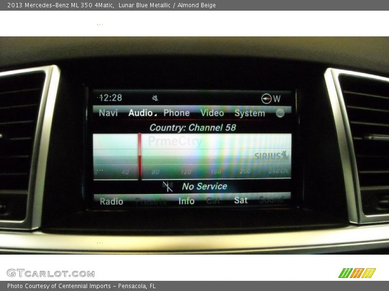 Lunar Blue Metallic / Almond Beige 2013 Mercedes-Benz ML 350 4Matic