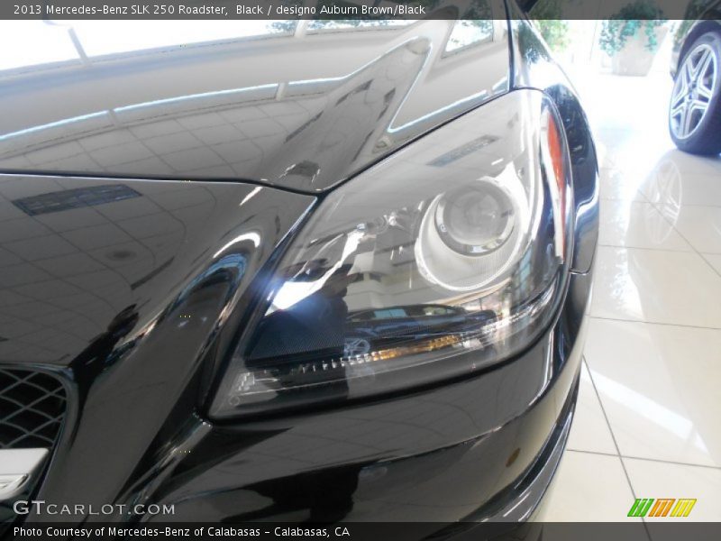 Black / designo Auburn Brown/Black 2013 Mercedes-Benz SLK 250 Roadster