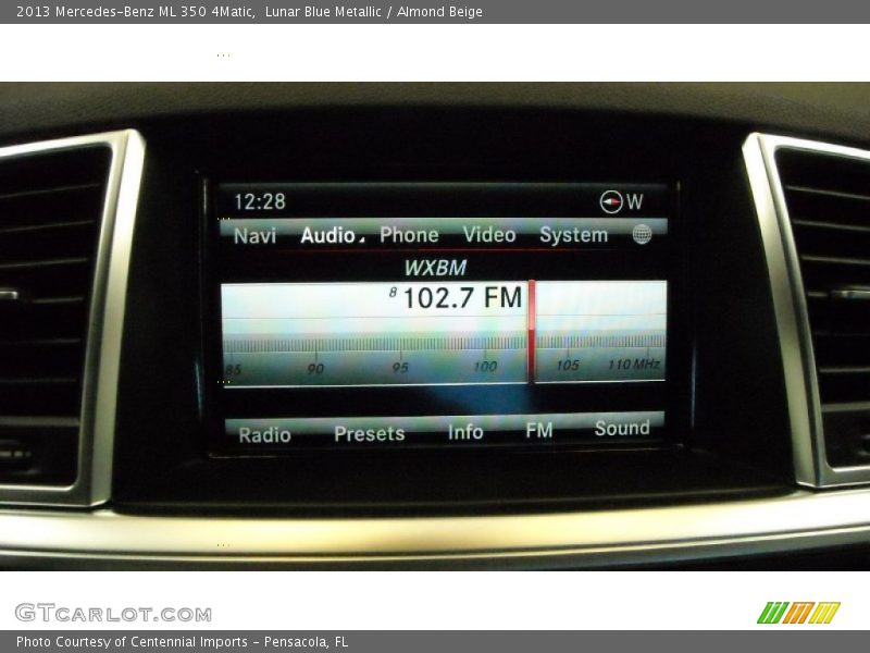 Lunar Blue Metallic / Almond Beige 2013 Mercedes-Benz ML 350 4Matic