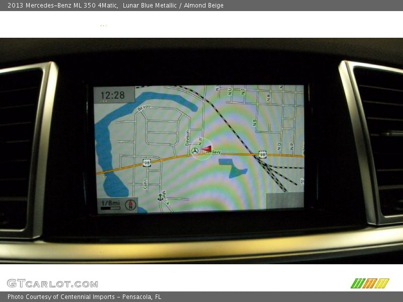 Lunar Blue Metallic / Almond Beige 2013 Mercedes-Benz ML 350 4Matic