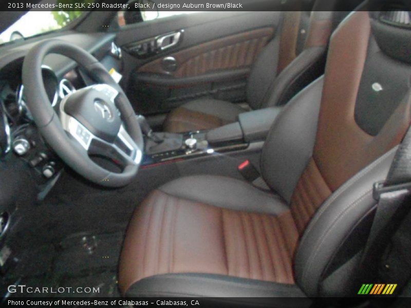 Black / designo Auburn Brown/Black 2013 Mercedes-Benz SLK 250 Roadster