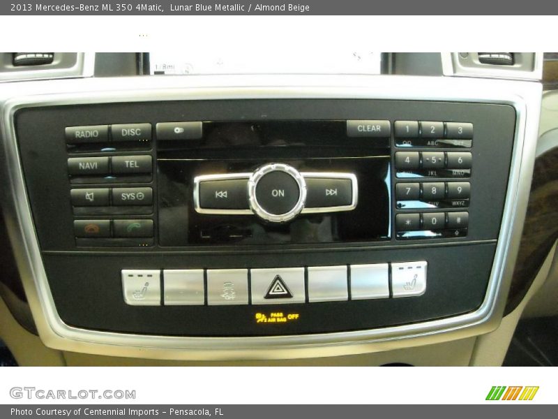 Lunar Blue Metallic / Almond Beige 2013 Mercedes-Benz ML 350 4Matic