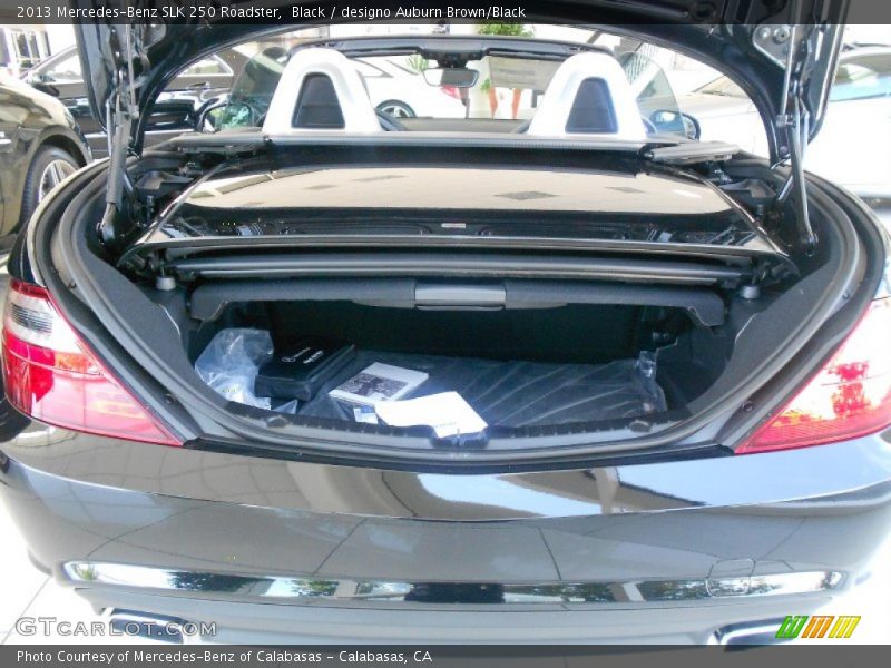 Black / designo Auburn Brown/Black 2013 Mercedes-Benz SLK 250 Roadster