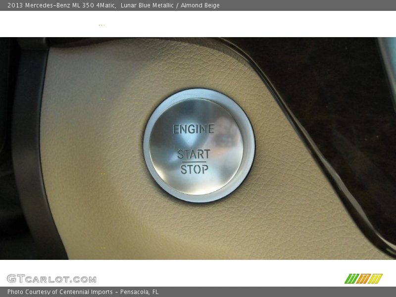 Lunar Blue Metallic / Almond Beige 2013 Mercedes-Benz ML 350 4Matic