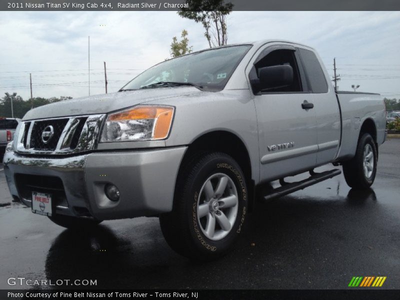 Radiant Silver / Charcoal 2011 Nissan Titan SV King Cab 4x4