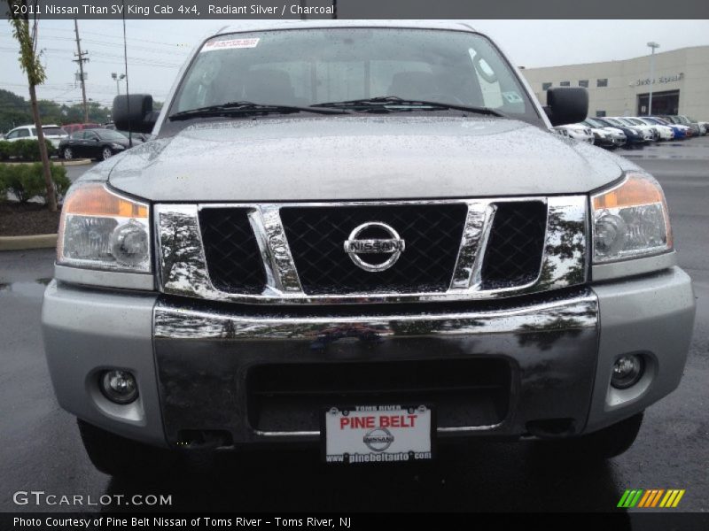 Radiant Silver / Charcoal 2011 Nissan Titan SV King Cab 4x4