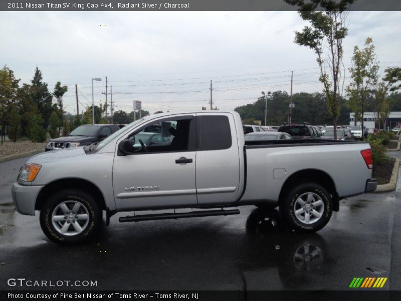 Radiant Silver / Charcoal 2011 Nissan Titan SV King Cab 4x4