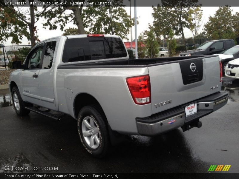 Radiant Silver / Charcoal 2011 Nissan Titan SV King Cab 4x4