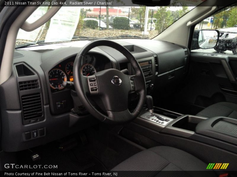 Radiant Silver / Charcoal 2011 Nissan Titan SV King Cab 4x4