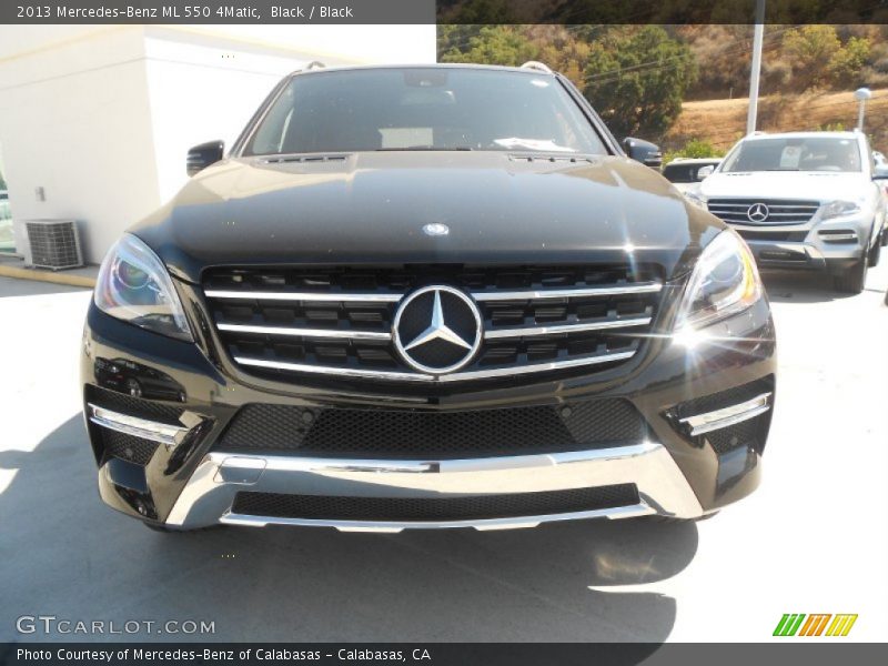 Black / Black 2013 Mercedes-Benz ML 550 4Matic