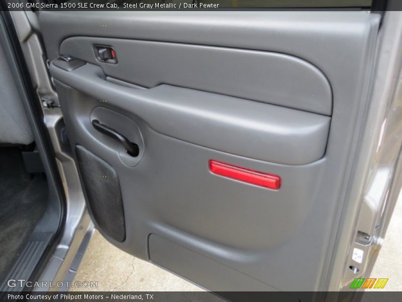 Steel Gray Metallic / Dark Pewter 2006 GMC Sierra 1500 SLE Crew Cab