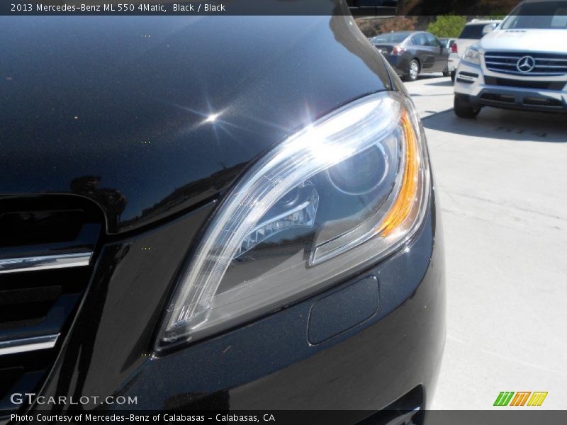 Black / Black 2013 Mercedes-Benz ML 550 4Matic