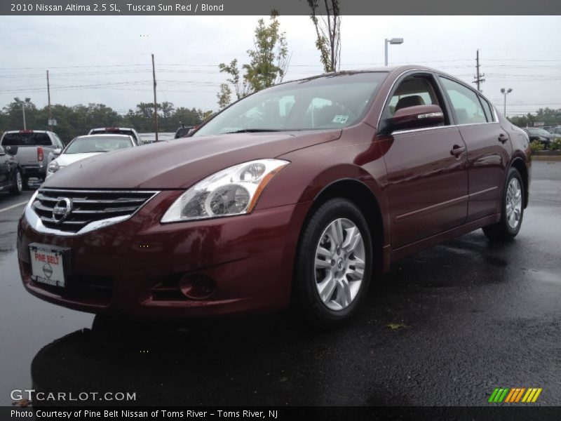 Tuscan Sun Red / Blond 2010 Nissan Altima 2.5 SL
