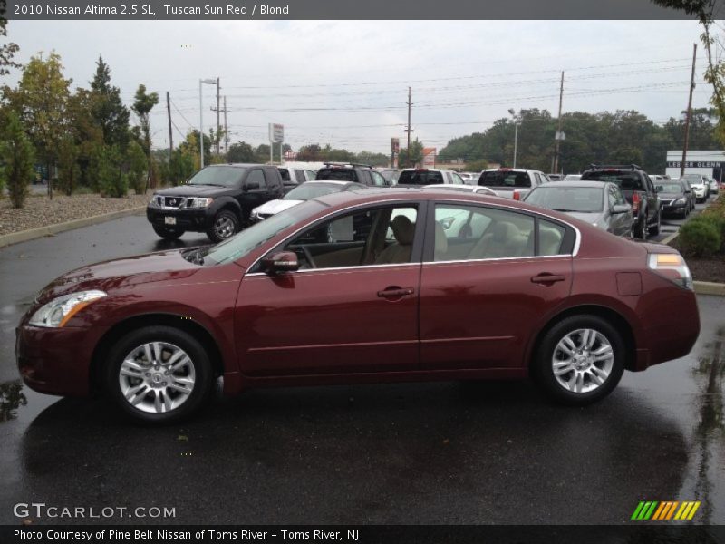 Tuscan Sun Red / Blond 2010 Nissan Altima 2.5 SL