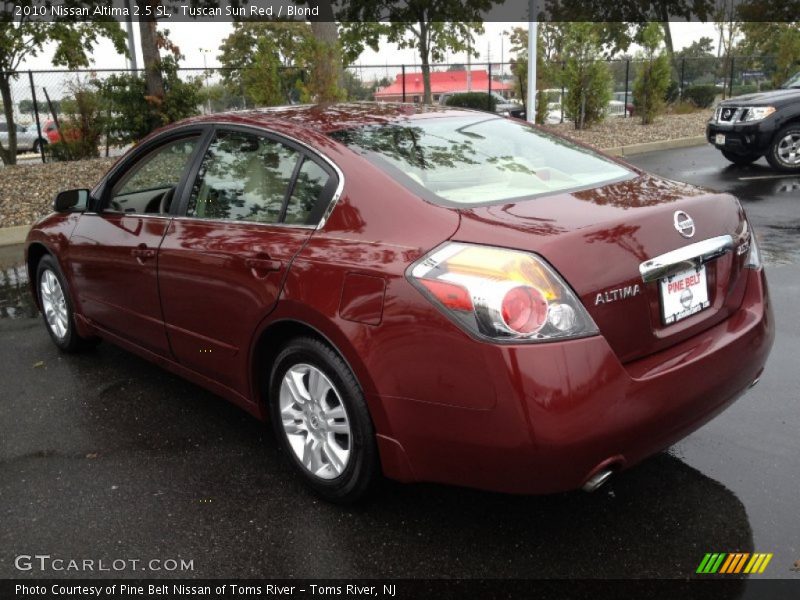 Tuscan Sun Red / Blond 2010 Nissan Altima 2.5 SL
