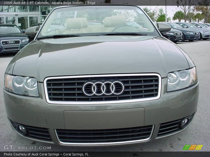 Alpaka Beige Metallic / Beige 2006 Audi A4 1.8T Cabriolet