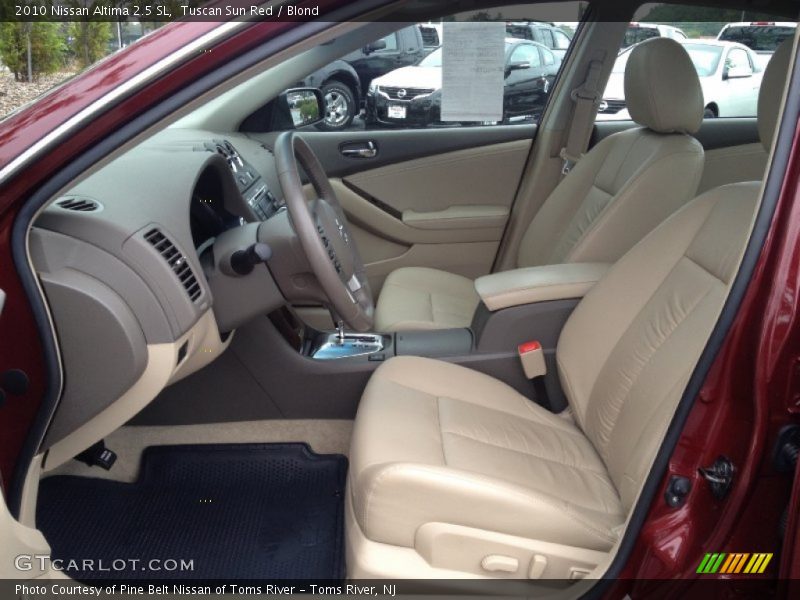 Tuscan Sun Red / Blond 2010 Nissan Altima 2.5 SL