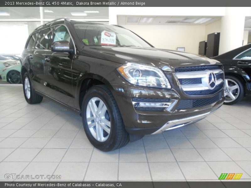 Dakota Brown Metallic / Almond Beige 2013 Mercedes-Benz GL 450 4Matic