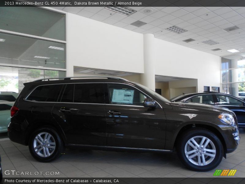 Dakota Brown Metallic / Almond Beige 2013 Mercedes-Benz GL 450 4Matic