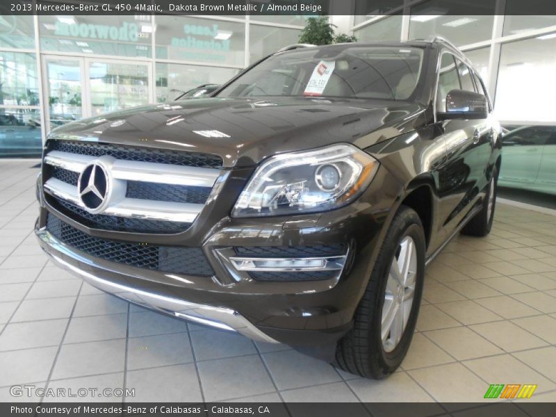 Dakota Brown Metallic / Almond Beige 2013 Mercedes-Benz GL 450 4Matic