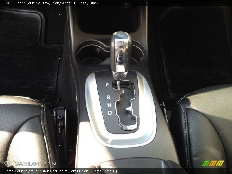Ivory White Tri-Coat / Black 2012 Dodge Journey Crew