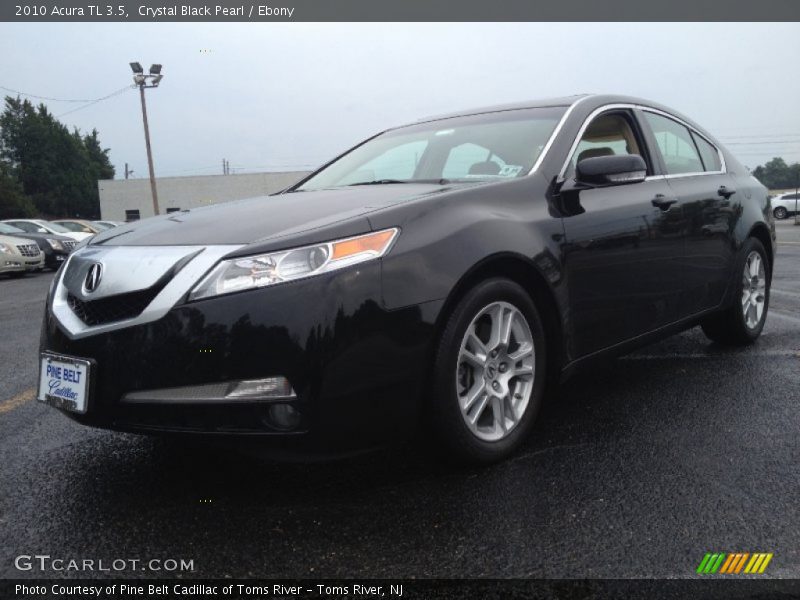 Crystal Black Pearl / Ebony 2010 Acura TL 3.5