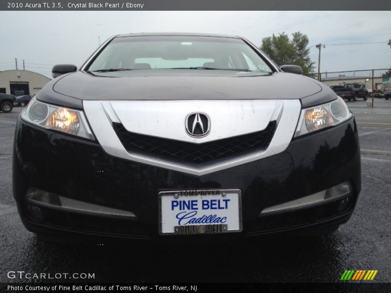 Crystal Black Pearl / Ebony 2010 Acura TL 3.5