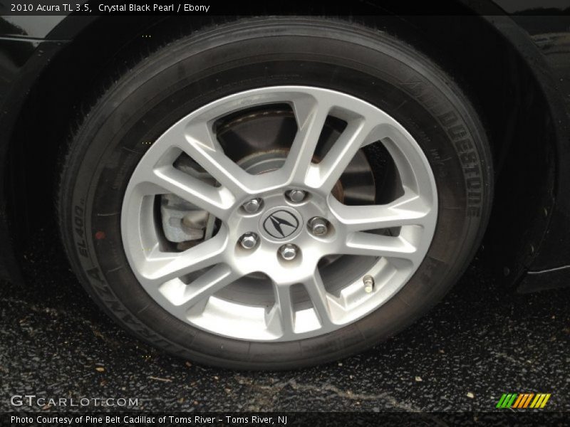 Crystal Black Pearl / Ebony 2010 Acura TL 3.5