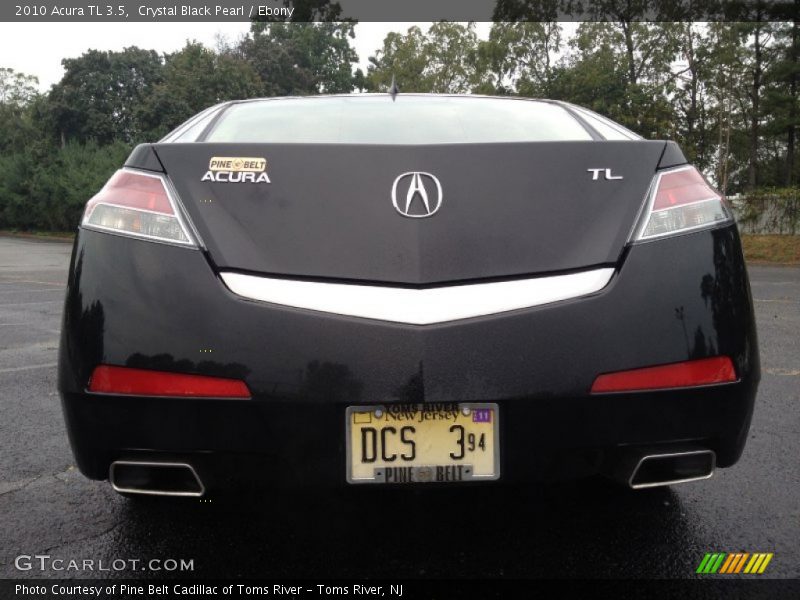Crystal Black Pearl / Ebony 2010 Acura TL 3.5