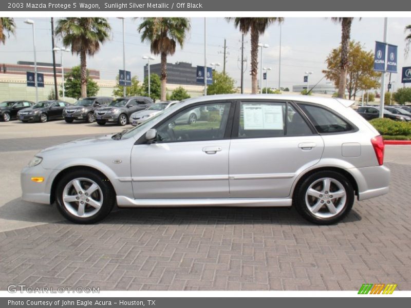  2003 Protege 5 Wagon Sunlight Silver Metallic