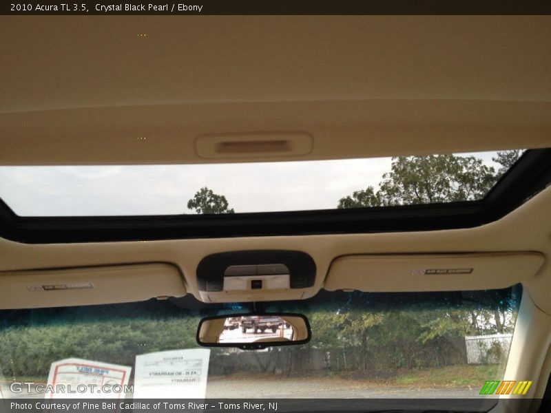 Crystal Black Pearl / Ebony 2010 Acura TL 3.5