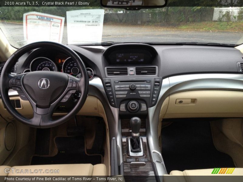 Crystal Black Pearl / Ebony 2010 Acura TL 3.5