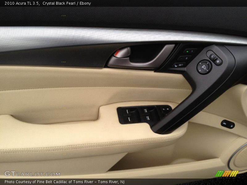 Crystal Black Pearl / Ebony 2010 Acura TL 3.5