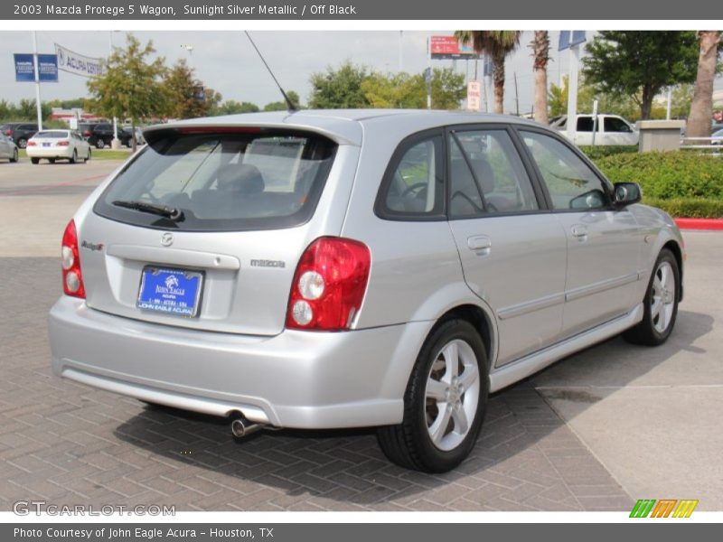 Sunlight Silver Metallic / Off Black 2003 Mazda Protege 5 Wagon