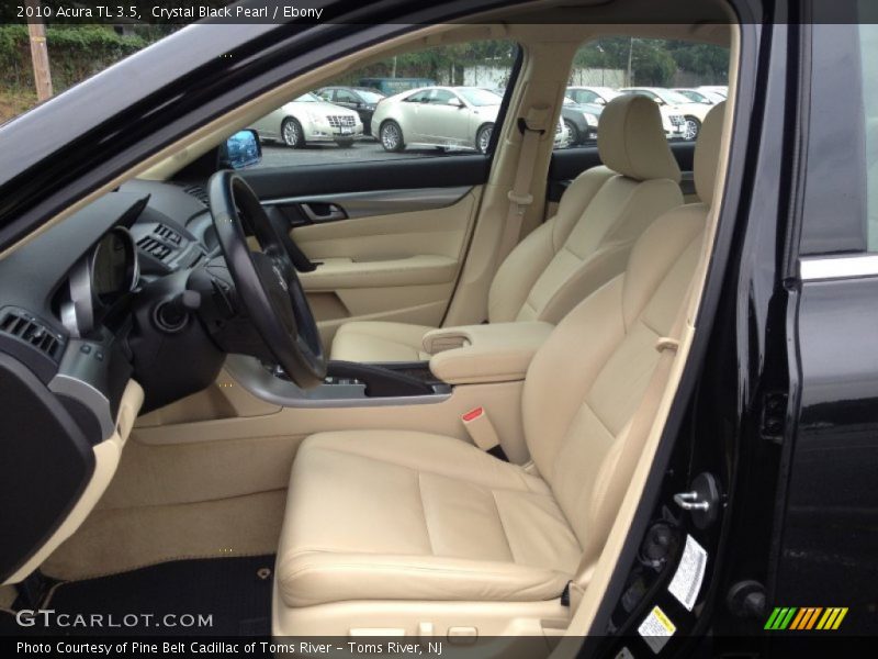 Crystal Black Pearl / Ebony 2010 Acura TL 3.5