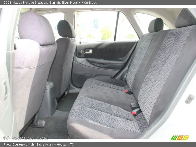 Rear Seat of 2003 Protege 5 Wagon