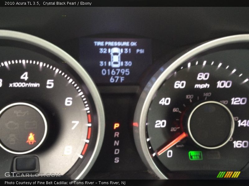Crystal Black Pearl / Ebony 2010 Acura TL 3.5