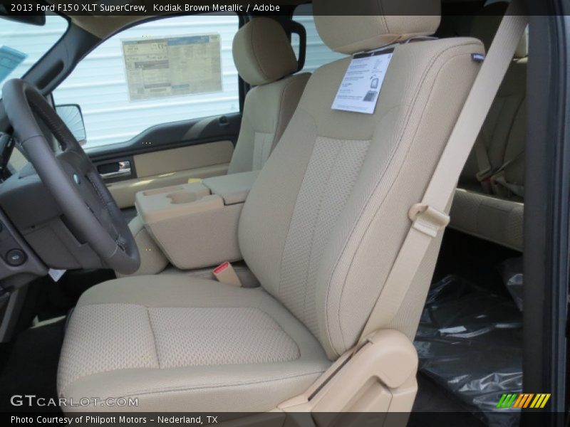 Front Seat of 2013 F150 XLT SuperCrew